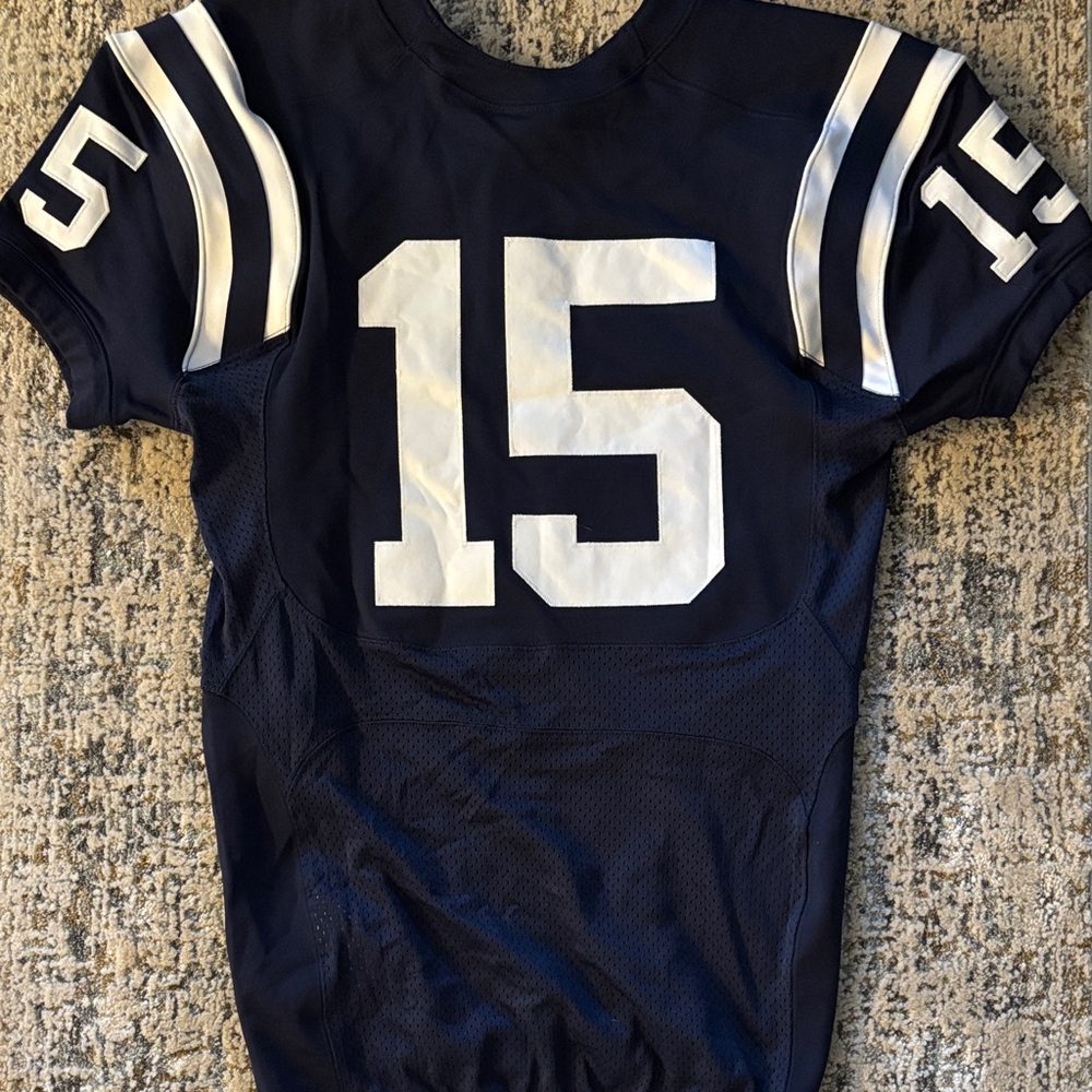 Nike football Ole Miss Rebels Player Issued Football Jersey #15 Mens Size Large - Picture 4 of 4